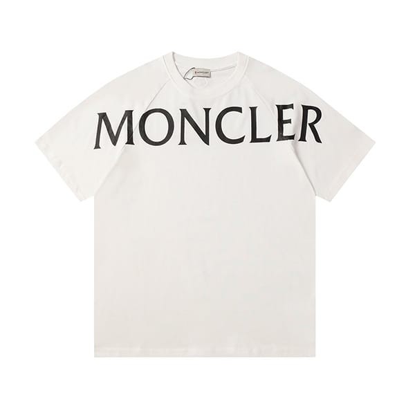 希少モンクレール フェイク ロゴ パッチポケット Tシャツ 2色 mom52546